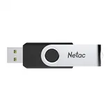 Флеш Диск Netac 256GB U505 NT03U505N-256G-30BK USB3.0 черный/серебристый