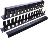 Органайзер Кабельный органайзер 19" c крышкой, 1U