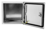 Шкаф электротехнический Elbox EMW-400.400.210-1-IP66 настенный 400мм 210мм несъемн.бок.пан. 50кг серый