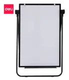 Флипчарт Deli E7886 магнитно-маркерная лак 60x90см на подставке белый с аксессуарами