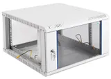 Шкаф коммутационный ЦМО ШРН-Эконом (ШРН-Э-6.500-9005) настенный 6U 600x520мм пер.дв.стекл 75кг черный 470мм 14.94кг 180град. 342мм