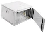 Шкаф коммутационный ЦМО ШРН-Эконом (ШРН-Э-6.500-9005) настенный 6U 600x520мм пер.дв.стекл 75кг черный 470мм 14.94кг 180град. 342мм