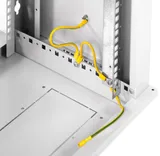 Шкаф коммутационный ЦМО ШРН-Эконом (ШРН-Э-6.500-9005) настенный 6U 600x520мм пер.дв.стекл 75кг черный 470мм 14.94кг 180град. 342мм