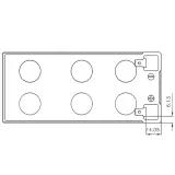 Батарея для ИБП CSB HR1234W F2 12В 9Ач