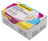 Скрепки Silwerhof 491035 металл 33мм золотистый (упак.:100шт) картонная коробка