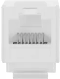 Модуль Keystone RJ45, Cat.5E, UTP, 90 градусов, белый