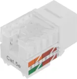 Модуль Keystone RJ45, Cat.5E, UTP, 90 градусов, белый