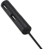 Разветвитель USB 2.0 Buro BU-HUB4-0.5R-U2.0 4порт. черный