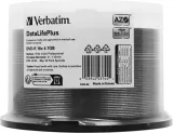 Диск DVD-R Verbatim 4.7Gb 16x Cake Box (50шт) Printable (43744)