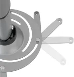 Кронштейн для проектора Cactus CS-VM-PR05M-AL серебристый макс.24кг потолочный поворот и наклон