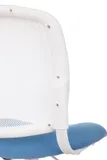 Кресло детское Бюрократ CH-W296NX белый TW-15 сиденье голубой 26-24 сетка/ткань крестов. пластик пластик белый