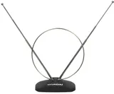 Антенна телевизионная Hyundai H-TAI120 3дБ пассивная черный каб.:1.35м