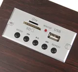 Радиоприемник настольный Hyundai H-SRS200 вишня USB SD/microSD