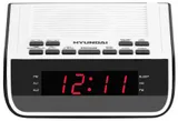 Радиобудильник Hyundai H-RCL100 белый LED подсв:красная часы:цифровые FM