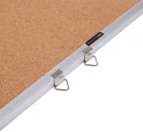 Доска пробковая Deli E39052 пробка коричневый 45x60см алюминиевая рама