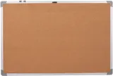 Доска пробковая Deli E39053 пробка коричневый 60x90см алюминиевая рама