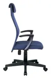 Кресло руководителя Бюрократ KB-8 синий TW-05N TW-10N сетка/ткань с подголов. крестов. пластик