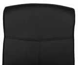 Кресло руководителя Бюрократ DOMINUS черный эко.кожа крестов. металл