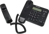 Телефон проводной Panasonic KX-TS2356RUB черный
