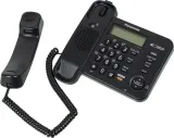 Телефон проводной Panasonic KX-TS2358RUB черный