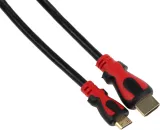 Кабель аудио-видео HDMI (m)/Mini HDMI (m) 2м. феррит.кольца черный
