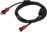 Кабель аудио-видео HDMI (m)/Mini HDMI (m) 2м. феррит.кольца черный