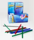 Пружины для переплета пластиковые Office Kit d=6мм 16-30лист A4 черный (100шт) BP2000