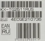 Р/Телефон Dect Panasonic KX-TG2511RUS серебристый/голубой АОН