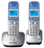 Р/Телефон Dect Panasonic KX-TG2512RUS серебристый (труб. в компл.:2шт) АОН