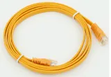 Патч-корд cat.5E stranded molded 1.5м желтый RJ-45 (m)-RJ-45 (m)