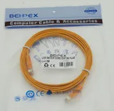 Патч-корд cat.5E stranded molded 1.5м желтый RJ-45 (m)-RJ-45 (m)