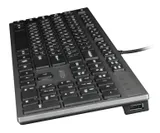 Клавиатура A4Tech KV-300H серый/черный USB slim