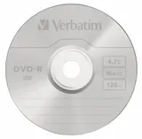 Диск DVD-R Verbatim 4.7Gb 16x bulk (10шт) (43729)