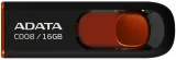 Флеш Диск A-Data 16Gb Classic C008 AC008-16G-RKD USB2.0 красный/черный
