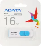 Флеш Диск A-Data 16Gb Classic C008 AC008-16G-RWE USB2.0 белый/синий