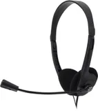 Наушники с микрофоном Оклик HS-M143VB черный 1.8м накладные оголовье (614036)