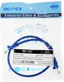 Патч-корд cat.5E stranded molded 0.5м синий RJ-45 (m)-RJ-45 (m)