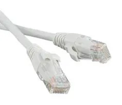 Патч-корд TWT UTP кат.5e, с заливными колпачками, 2.0 м, серый