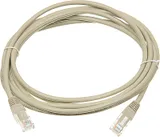 Патч-корд Lanmaster TWT-45-45-3.0-GY UTP RJ-45 вил.-вилка RJ-45 кат.5E 3м серый ПВХ (уп.:1шт)