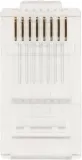 Коннектор RJ45 UTP 8P8C, универсальный, cat.5e, 100 шт.