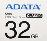 Флеш Диск A-Data 32Gb Classic C008 AC008-32G-RKD USB2.0 красный/черный