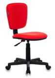 Кресло Бюрократ Ch-204NX красный 26-22 крестов. пластик
