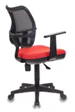 Кресло Бюрократ Ch-797AXSN черный сиденье красный 26-22 сетка/ткань крестов. пластик