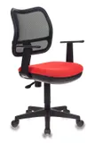 Кресло Бюрократ Ch-797AXSN черный сиденье красный 26-22 сетка/ткань крестов. пластик