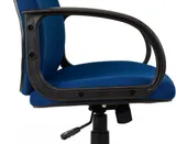Кресло руководителя Бюрократ Ch-808AXSN синий TW-10 крестов. пластик
