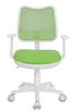 Кресло детское Бюрократ Ch-W797 салатовый TW-03A сиденье салатовый TW-18 сетка/ткань крестов. пластик пластик белый