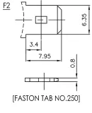Батарея для ИБП CSB GP1272F2 28W 12В 7.2Ач