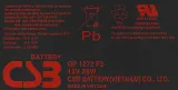 Батарея для ИБП CSB GP1272F2 28W 12В 7.2Ач