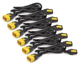 Патч-корд APC AP8702S-WW C14-C13 кат.5E 0.61м черный ПВХ (уп.:6шт)