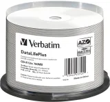 Диск CD-R Verbatim 700Mb 52x Cake Box (50шт) Printable (43756)